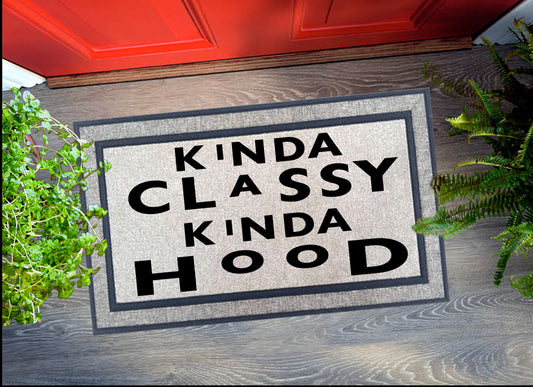 Kinda Classy Kinda Hood Door Mat