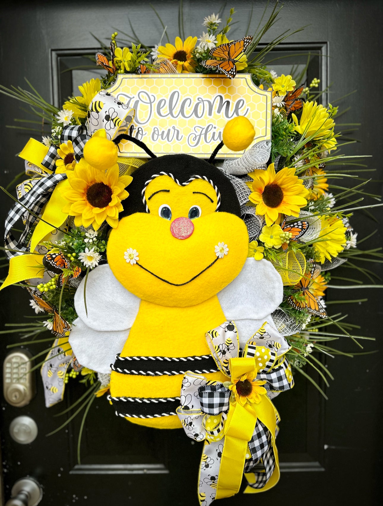 Honey Bee Wreath