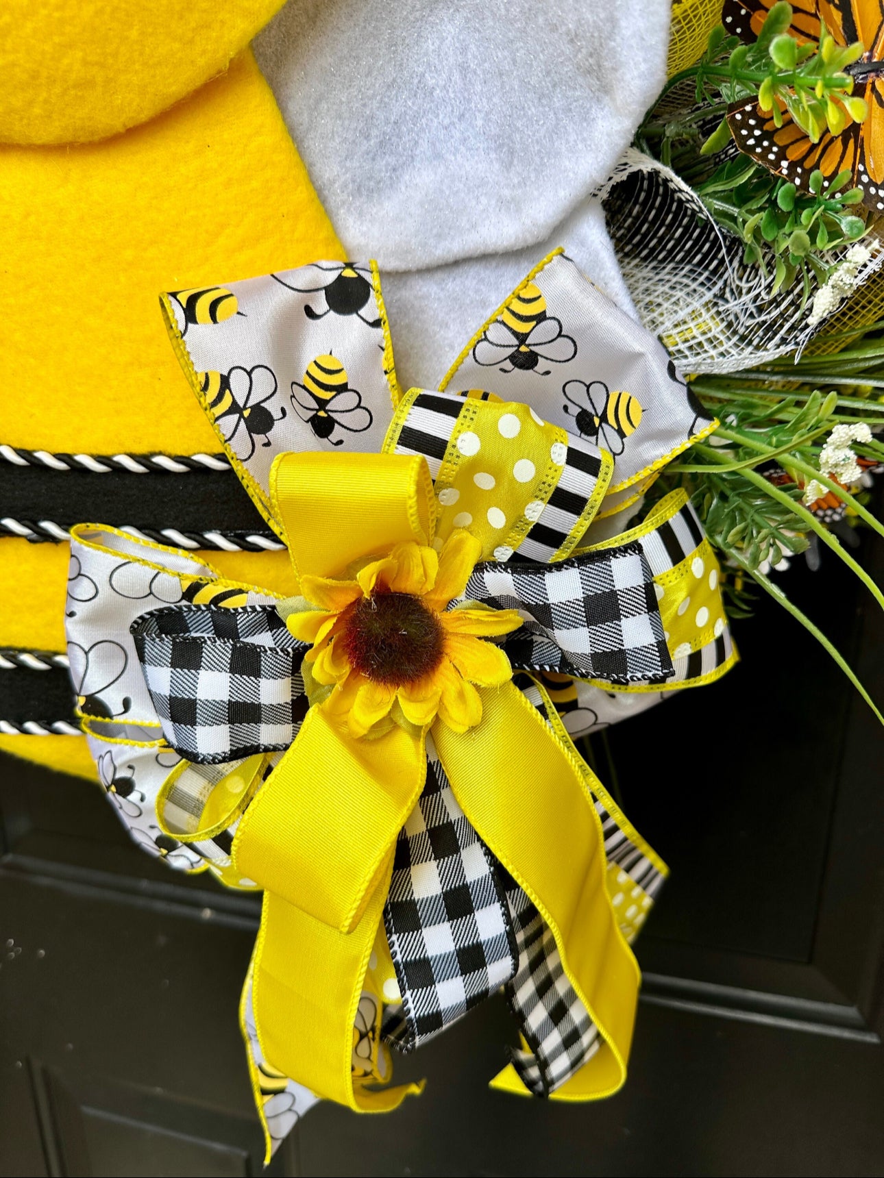 Honey Bee Wreath
