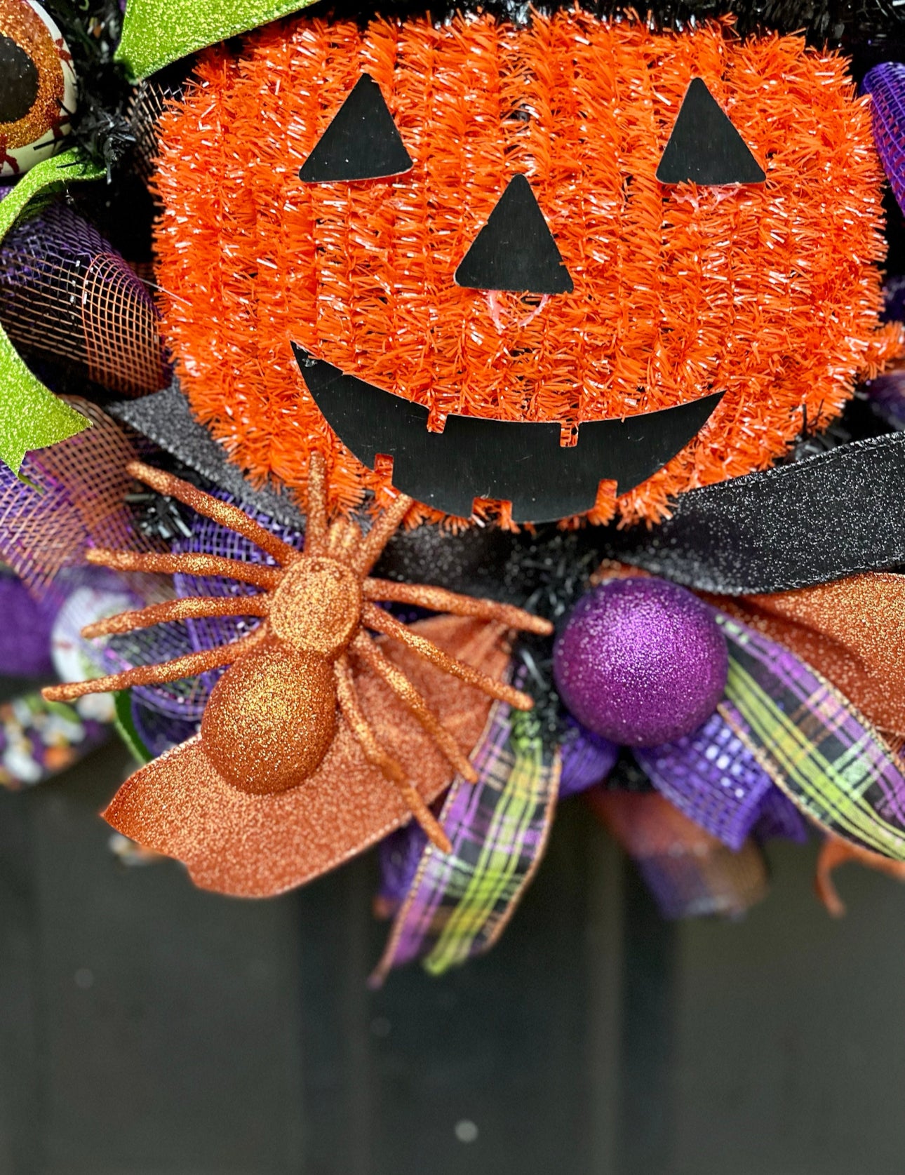 Pumpkin Halloween Wreath