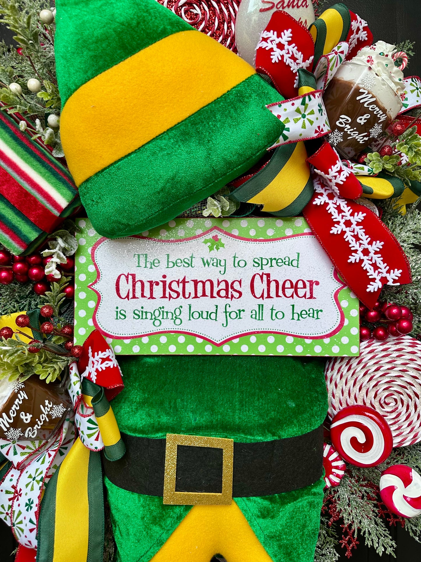 Christmas Elf Wreath