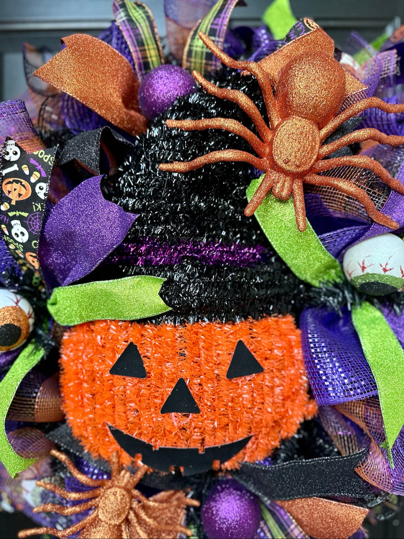 Pumpkin Halloween Wreath
