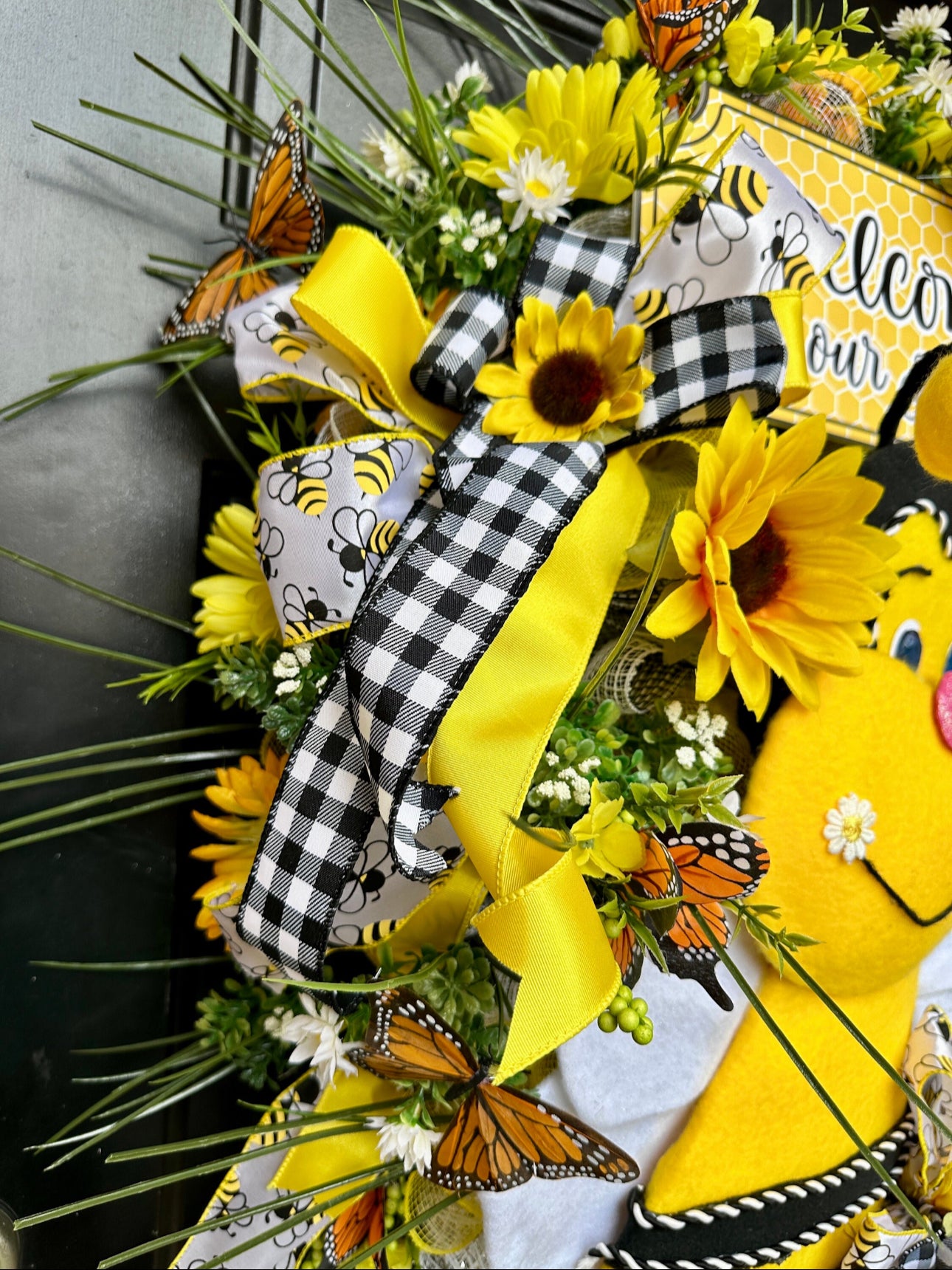 Honey Bee Wreath